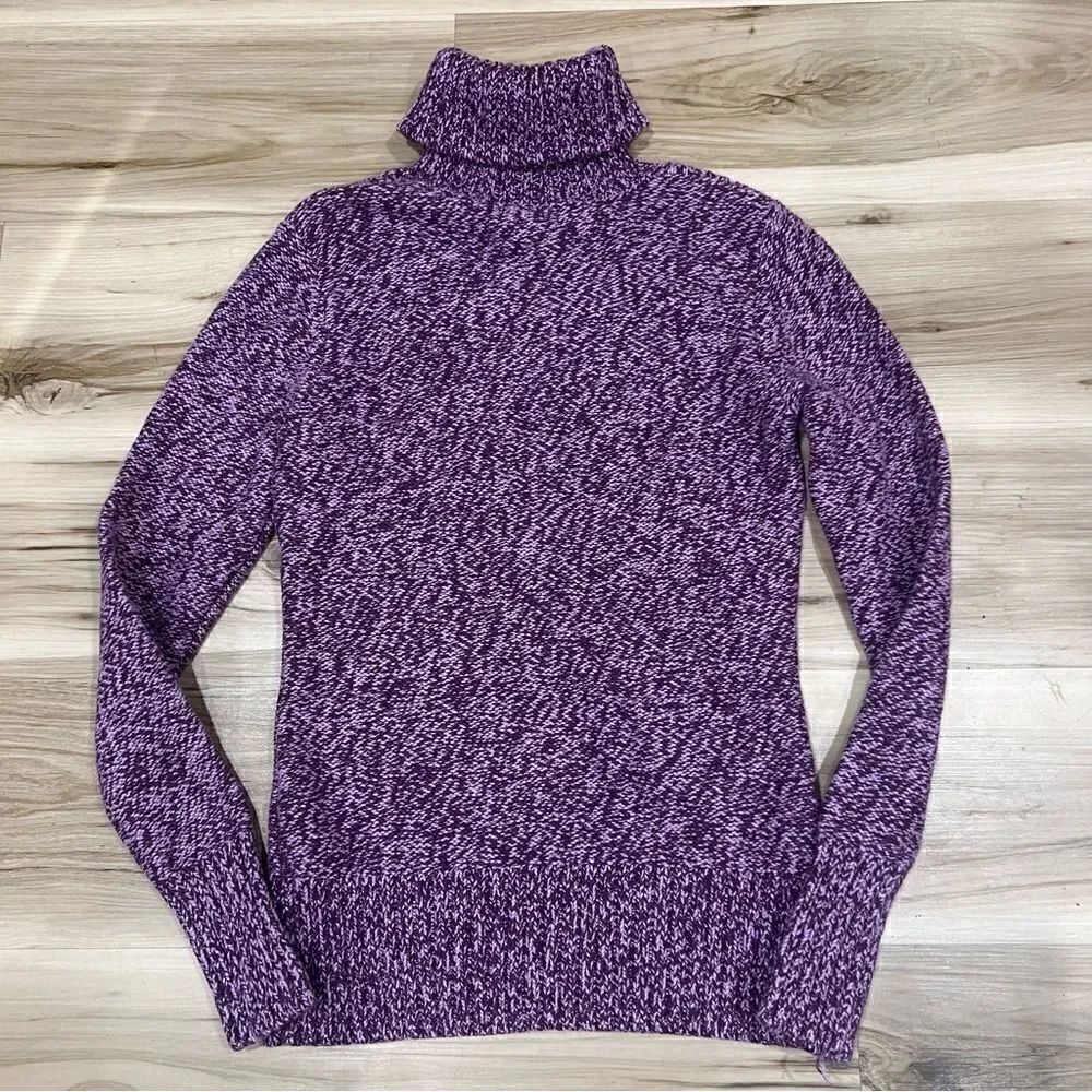 Guide Series by Gander Mountain Purple Knit Turtleneck Women’s Small